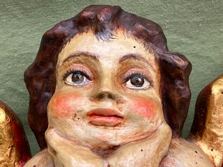 Amorcillo Ángel Resina Policromía Autor