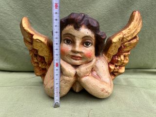 Amorcillo Ángel Resina Policromía Autor