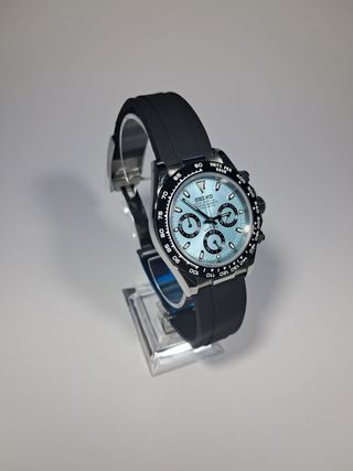 Seiko Mod Daytona Esfera Negra VK63