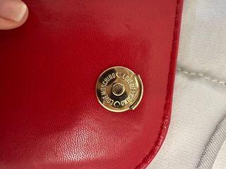 Borsa Love Moschino tracolla trapuntata rossa