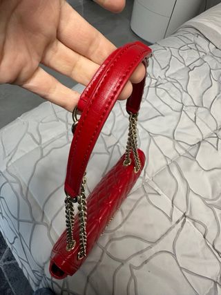 Borsa Love Moschino tracolla trapuntata rossa
