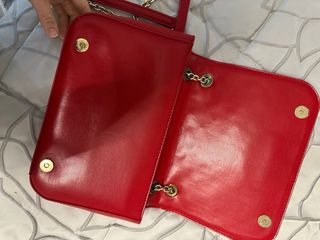 Borsa Love Moschino tracolla trapuntata rossa