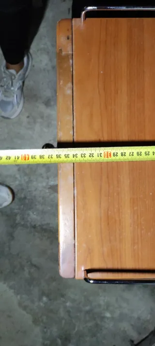 Mueble bajo lavabo madera con cristal