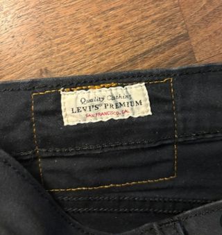 Levi's 512 Jeans Negros Talla W32 L32