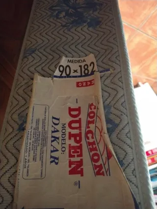 Colchón individual 90cm