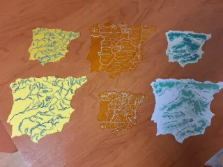 Plantillas Mapas España (Ríos, Montañas, Provincia