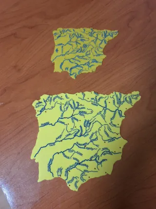 Plantillas Mapas España (Ríos, Montañas, Provincia