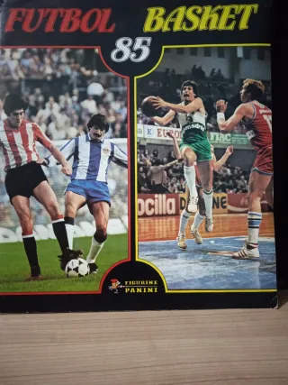 Álbum Fútbol/Básquet 85/86 Panini Completo