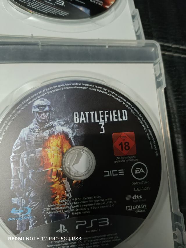 PS3 Battlefield 3 y 4