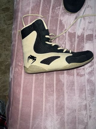 Zapatillas Boxeo Venum Contender Beige/Negro