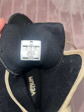 Zapatillas Boxeo Venum Contender Beige/Negro