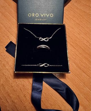 Conjunto Joyas Oro Vivo Infinito