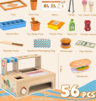 Juego Cocina Madera Montessori