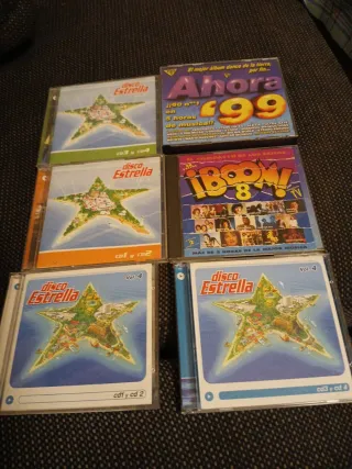 Lote 6 CDs Disco Estrella y Ahora 99