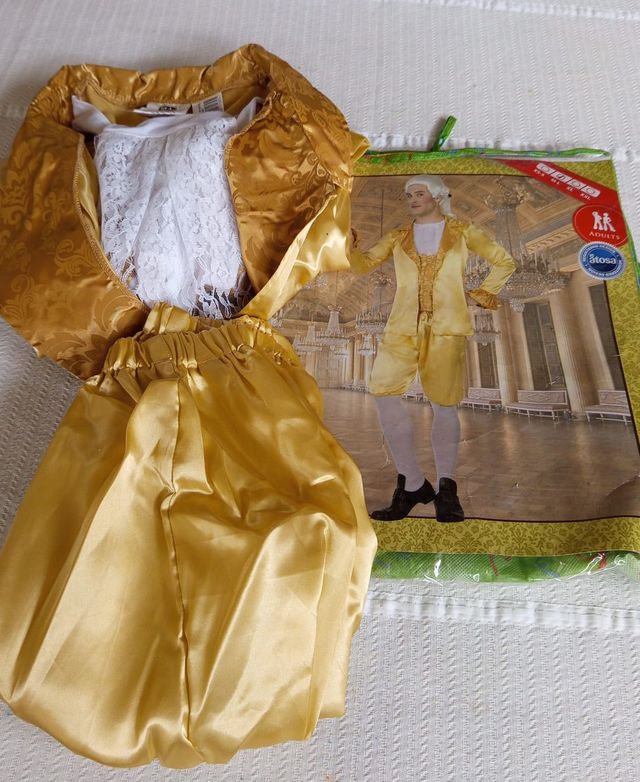 Disfraz Cortesano Barroco Hombre Talla M/L Nuevo