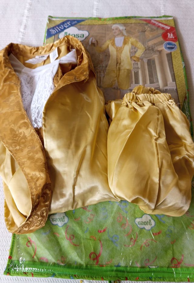 Disfraz Cortesano Barroco Hombre Talla M/L Nuevo