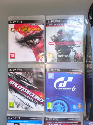 Consola PS3 Negra con Mandos, Micrófonos y Juegos