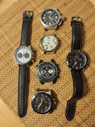 Lote 6 relojes de pulsera