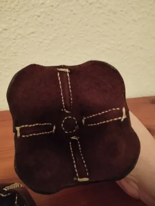 Joyero cuero hecho a mano