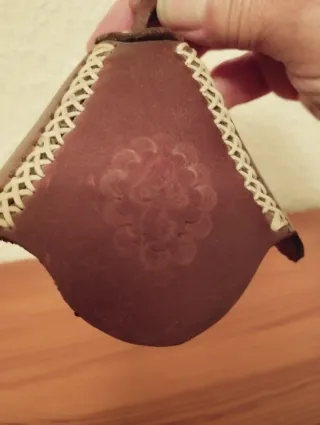 Joyero cuero hecho a mano