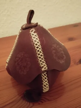 Joyero cuero hecho a mano