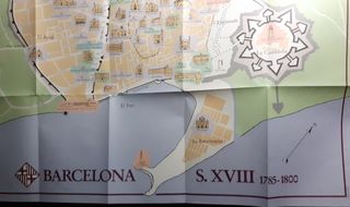 Plano de Barcelona 1785-1800