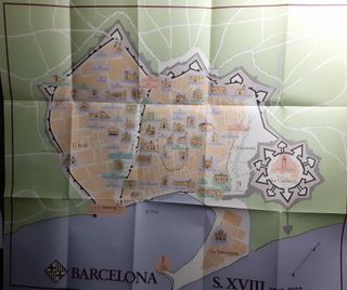 Plano de Barcelona 1785-1800