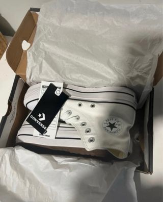 Converse Blancas Plataforma