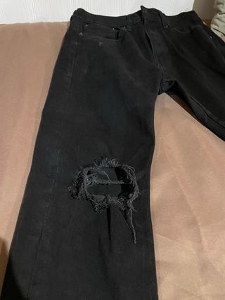 Pantalón vaquero Bershka Super Skinny Negro