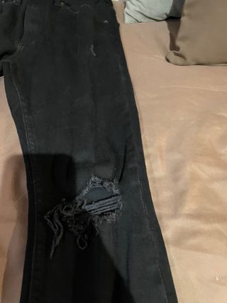 Pantalón vaquero Bershka Super Skinny Negro