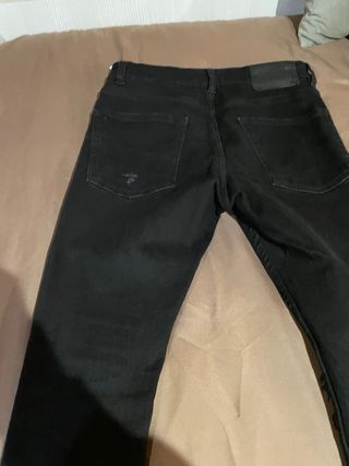 Pantalón vaquero Bershka Super Skinny Negro