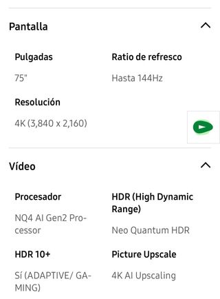 TV Samsung Neo QLED 8K 75 TQ75QN800DTXXC