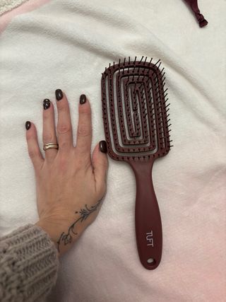 Piastra professionale TUFT marrone/oro