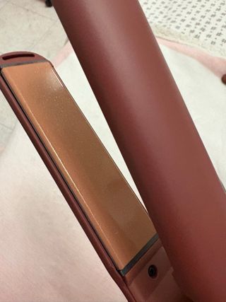 Piastra professionale TUFT marrone/oro