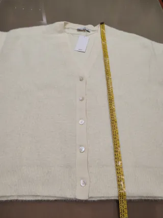 Cárdigan efecto pelo suave