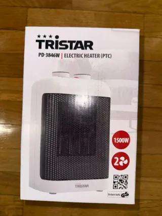 Calefactor Tristar PD-3846W Eléctrico PTC