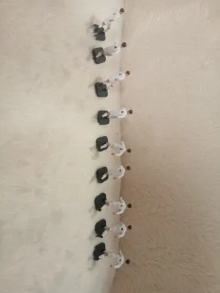 Figuras fútbol miniatura (10 unidades)