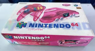 Nintendo 64 Rosa Transparente N64 Jap