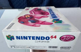 Nintendo 64 Rosa Transparente N64 Jap