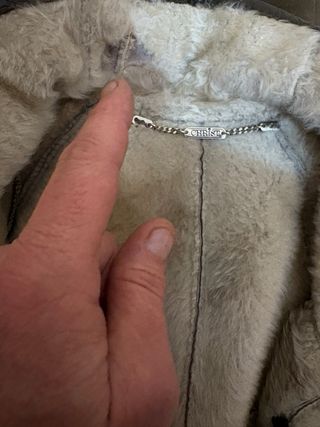 Cappotto Montone shearling  Pelle firmato christ