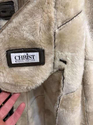 Cappotto Montone shearling  Pelle firmato christ