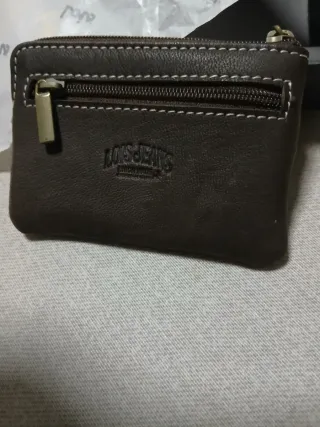 Monedero piel marrón Lois