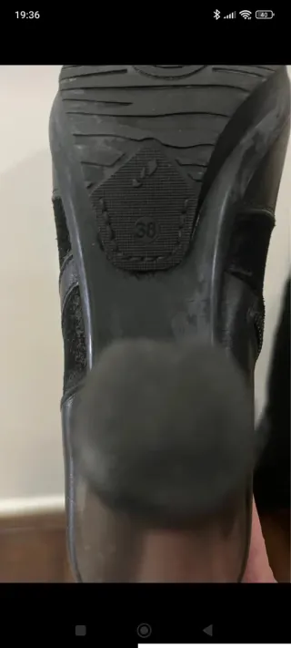 Botas de piel Tolino negras