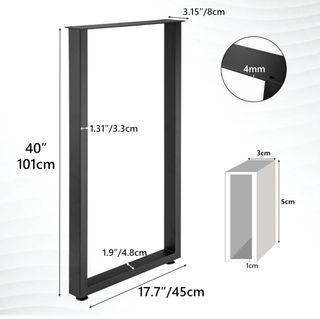 Patas para mesa de metal