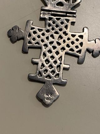 Cruz Plata Primera Calidad Articulada