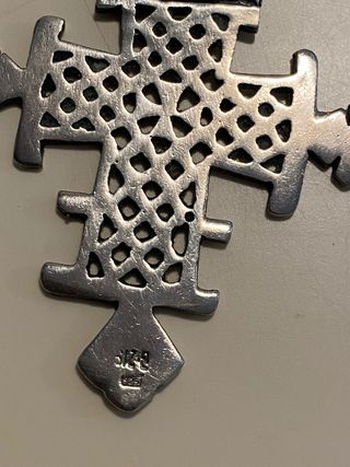 Cruz Plata Primera Calidad Articulada