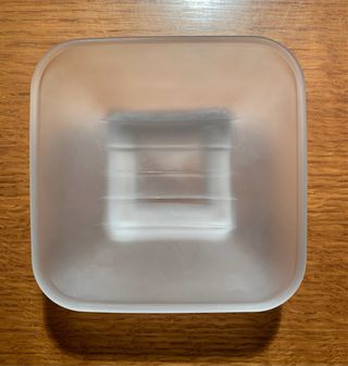 Portasapone in vetro satinato