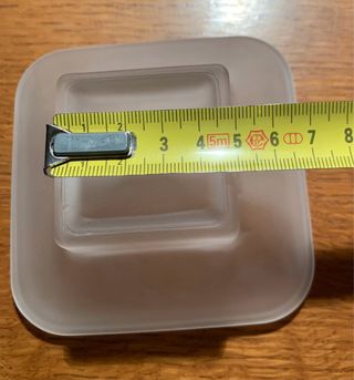 Portasapone in vetro satinato