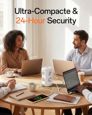 Torre Enchufes Vertical con Luz Nocturna