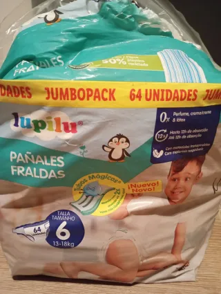 Lote Pañales Talla 6 lupilu